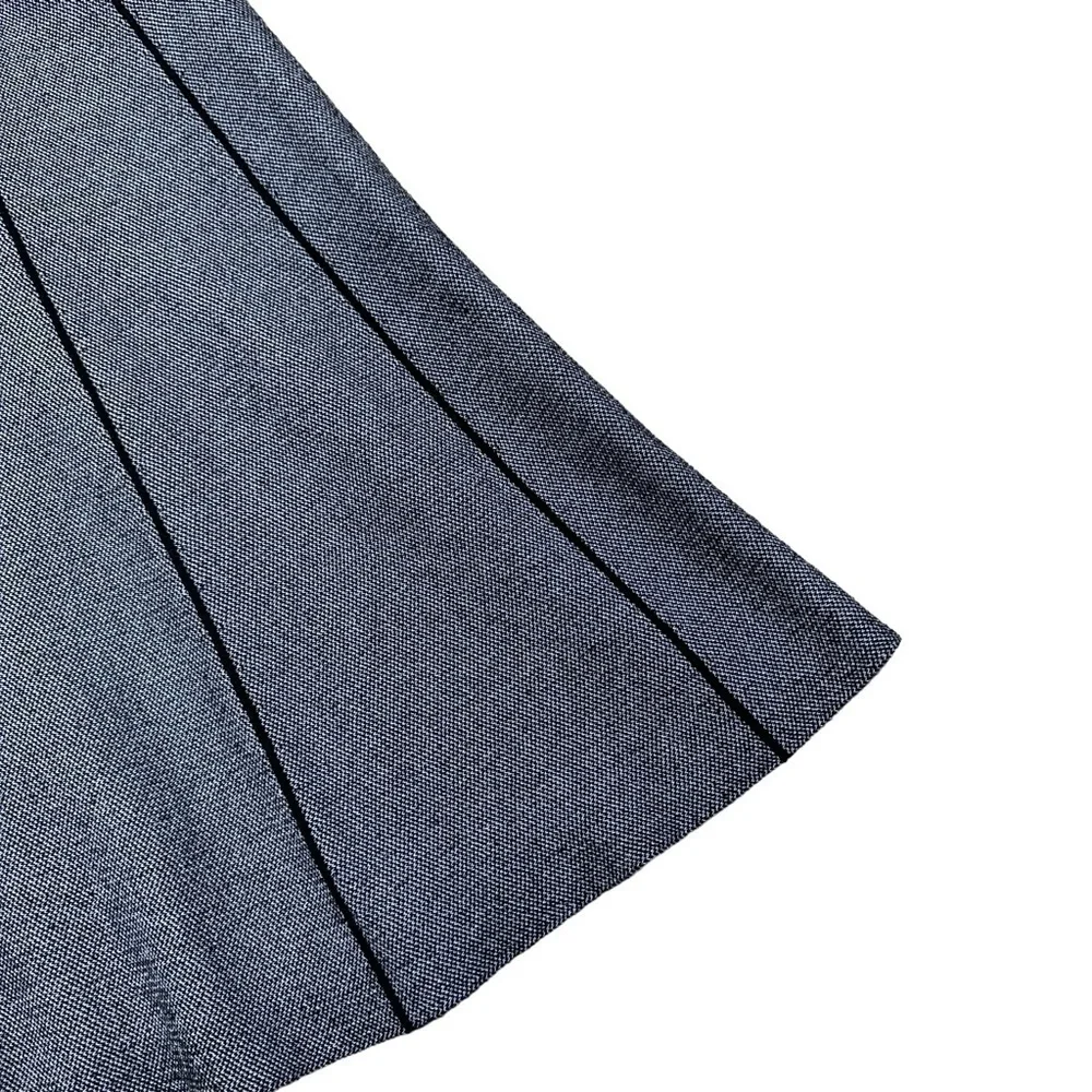 Zara Basic Dark Grey A-Line High Waisted Mini Skirt US S
